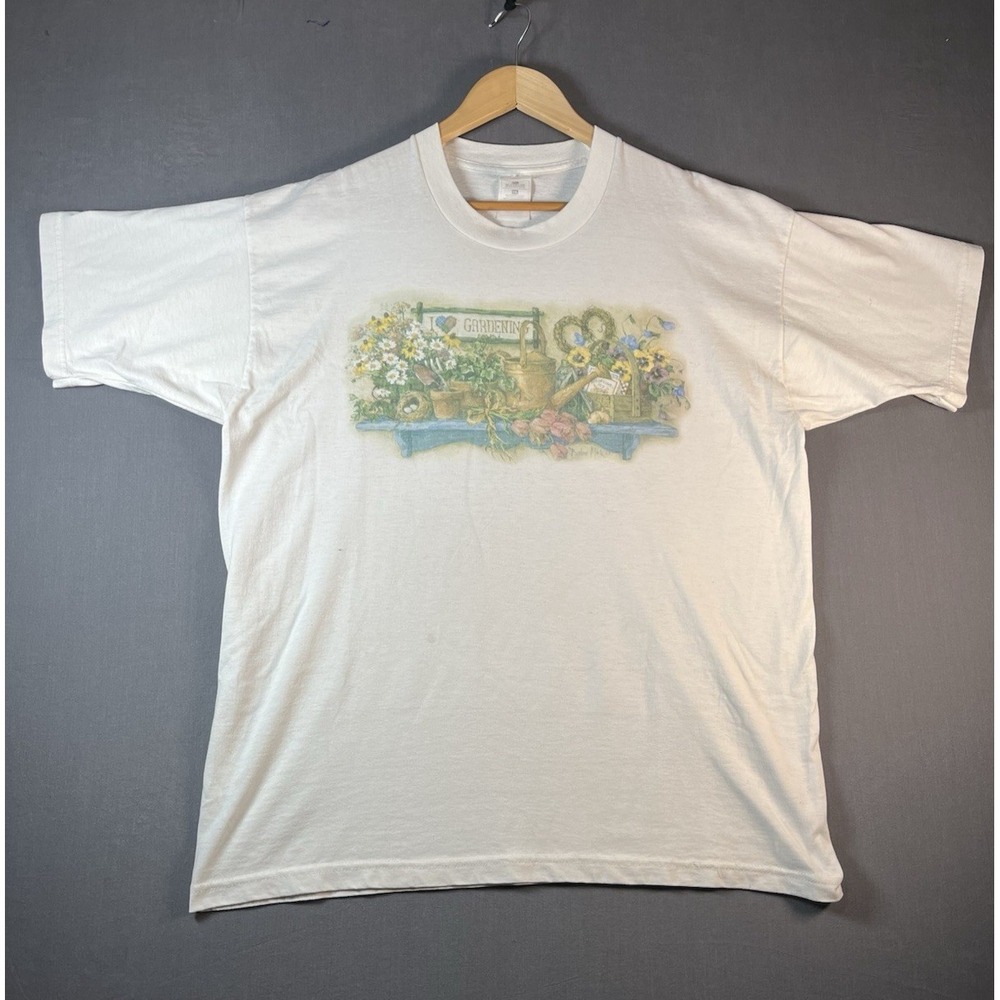 Vintage The Garden T-Shirt Size Adult XL by  Barbara Mock